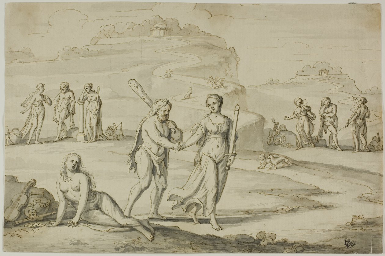 La elección de Hércules de Unknown