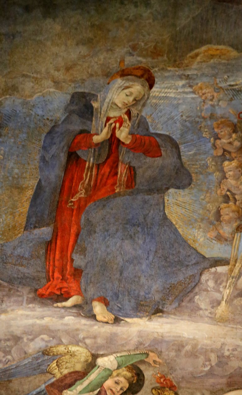 La Virgen María en la Asunción de Unknown