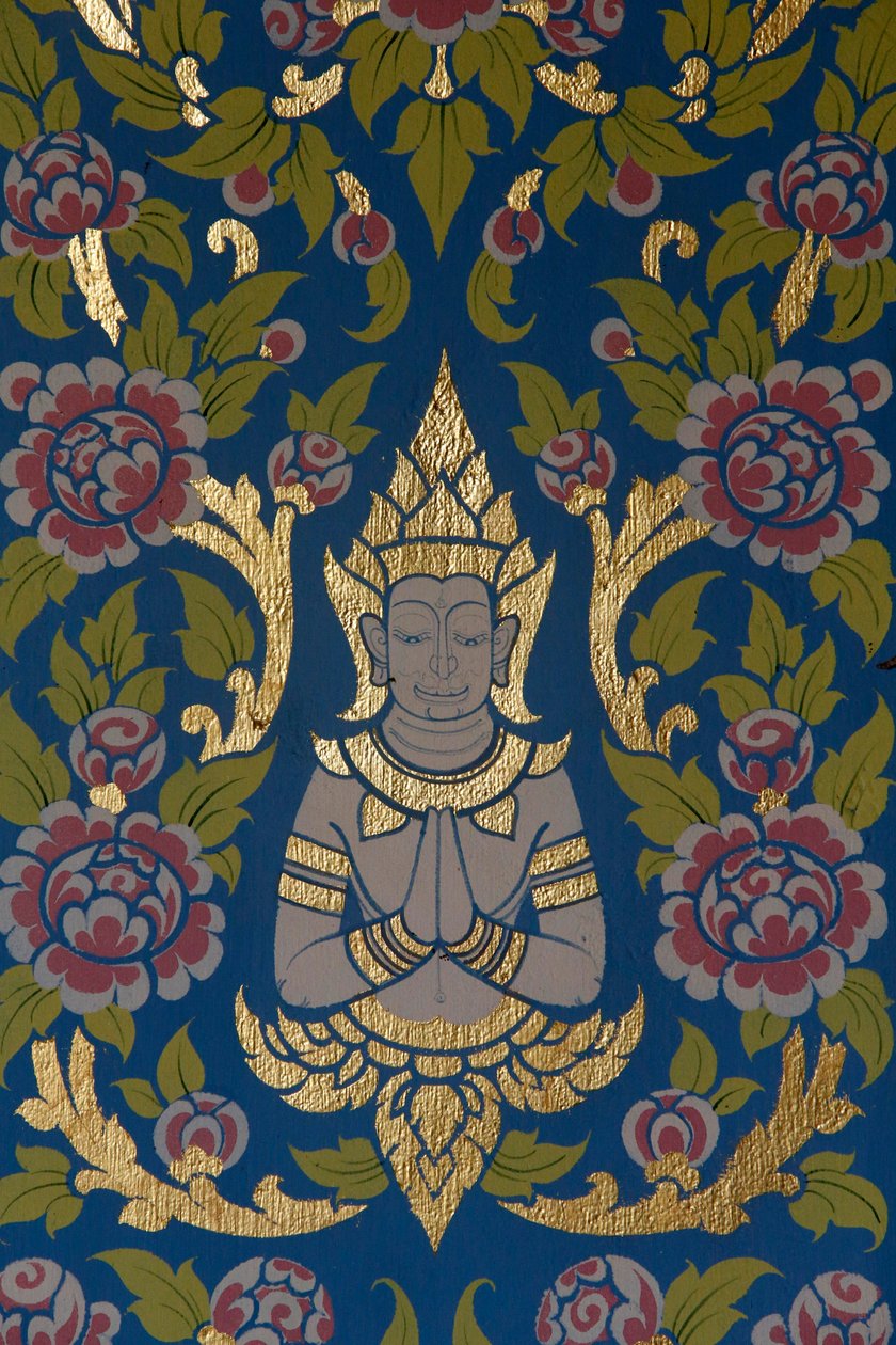 Wat Ampharam, Hua Hin. Decoración del templo. Tailandia de Unknown