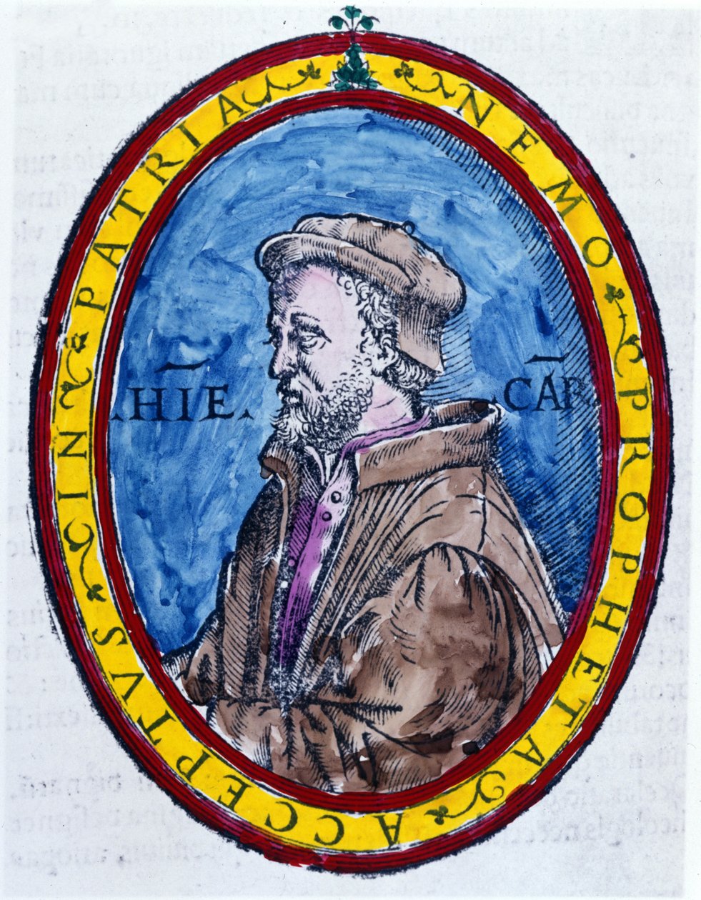 (Cardanus Hieronymus) Jerónimo Cardano en italiano Gerolamo Cardano, médico, matemático, filósofo y astrólogo italiano (Pavía) de Unknown artist