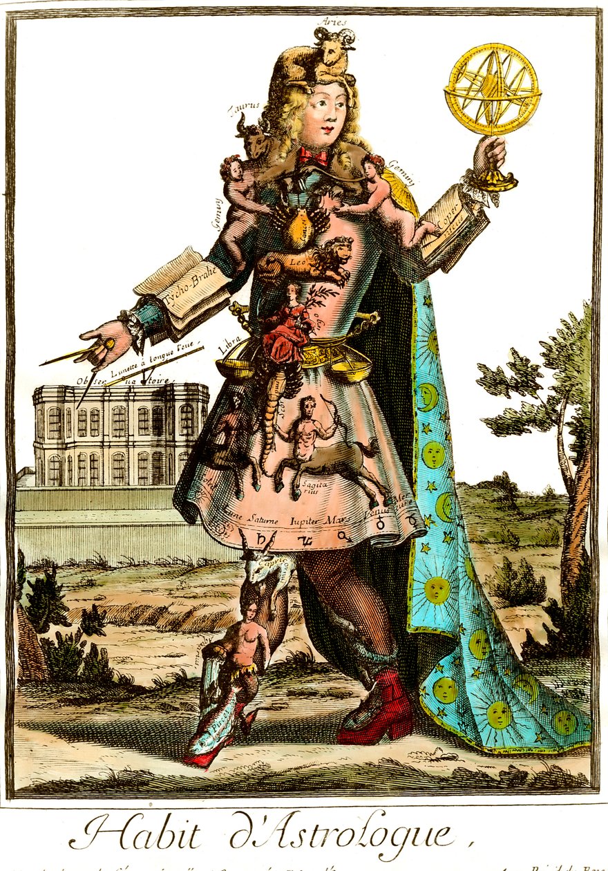 Traje de astrólogo del siglo XVII. Colección privada de Unknown artist
