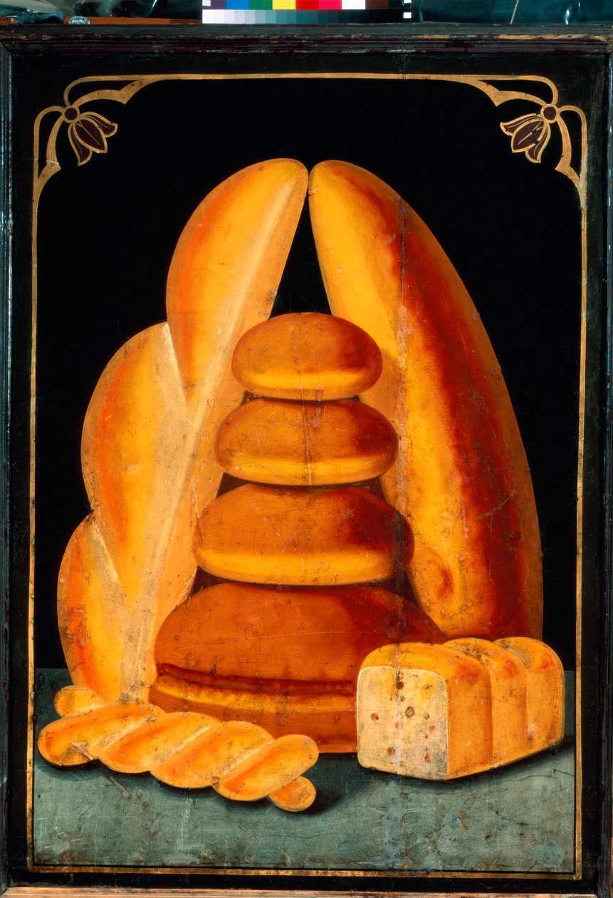 Cartel de panadería, principios del siglo XX (pintura) de Unknown Artist