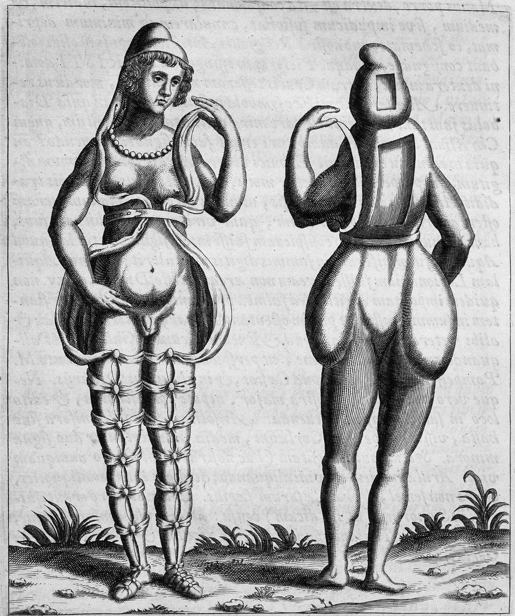 Un personaje dentro de femenino y masculino - en “Mensae Isiaca” (discurso de la Gran Madre de los Dioses, sus sellos, sus joyas y sus amuletos y algunas de sus figuras) de Unknown artist