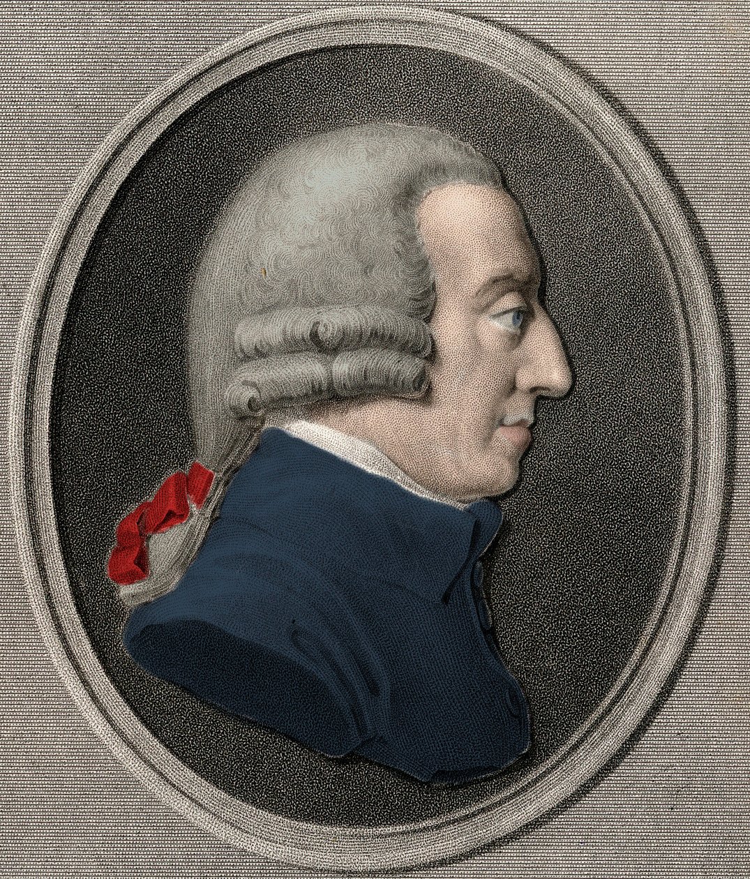 Adam Smith 1723-1790 - grabado - siglo XIX de Unknown artist
