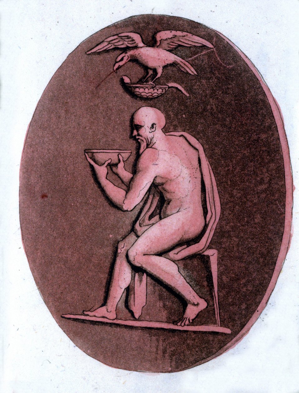 Esquilo (ca. 525-456 a.C.), poeta trágico griego. de Unknown artist