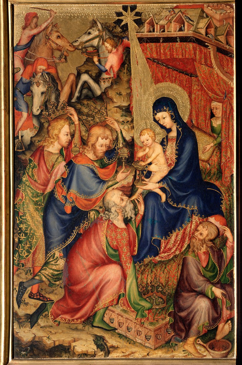 Adoración de los Magos (detalle) de Unknown artist
