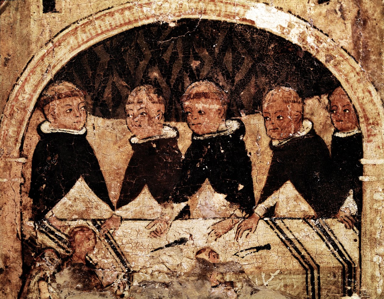 Retablo de la vida de Santo Domingo de Guzmán (1170-1221) de Unknown artist