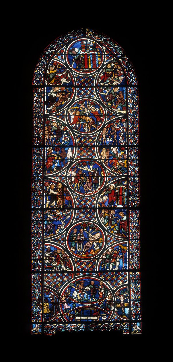 Ventana del deambulatorio (vidriera) de Unknown artist
