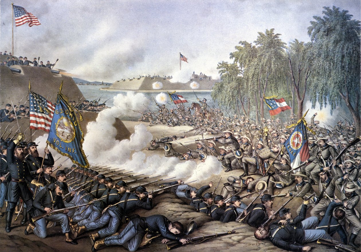 Guerra Civil Americana (1861 - 1865): Primera Batalla de Corinto (Misisipi) 29 de abril - 10 de junio de Unknown artist