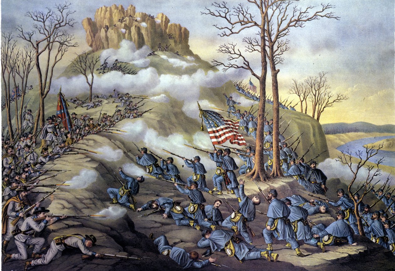 Concepto De Batalla De La Guerra Civil