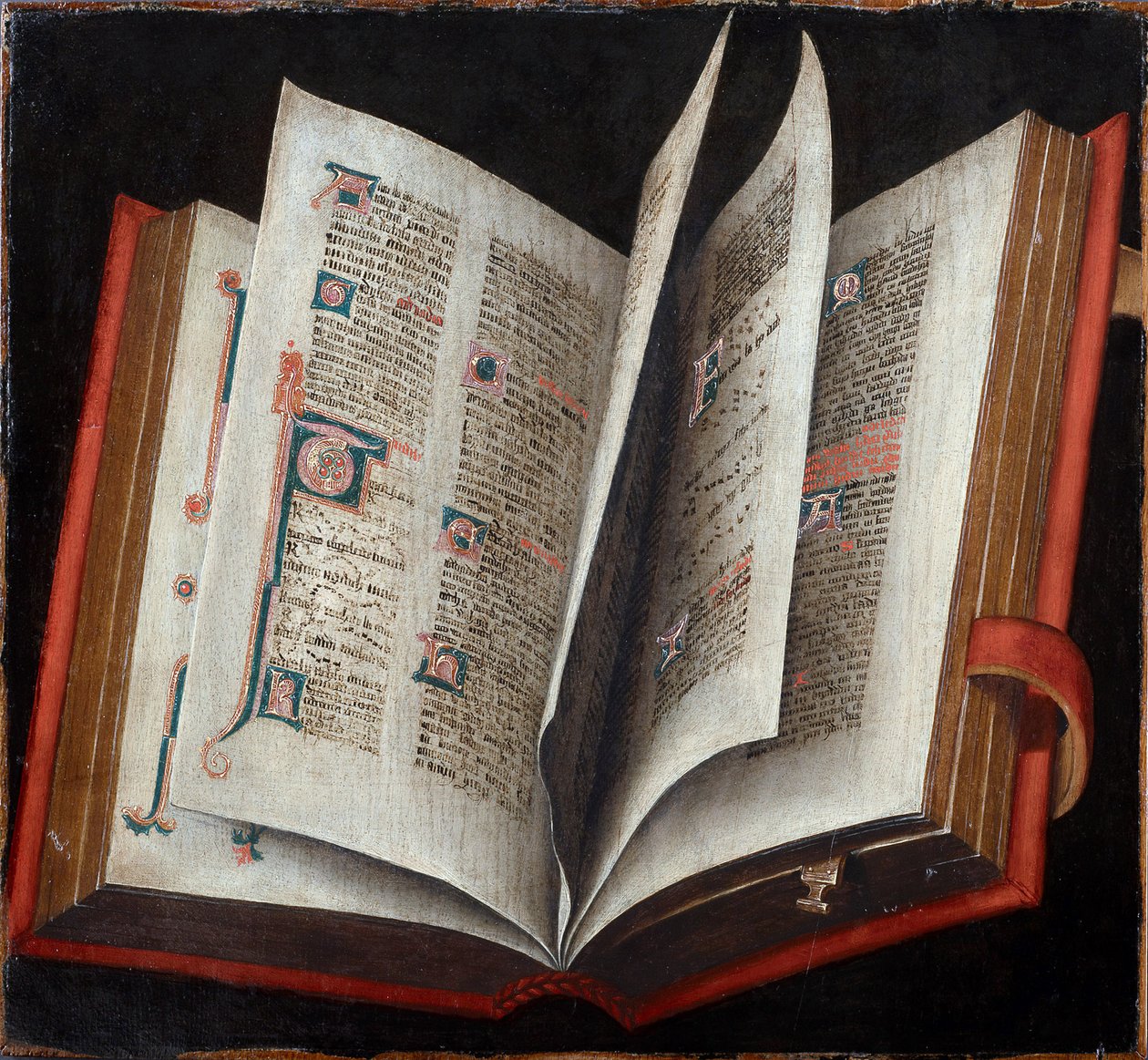 Un libro litúrgico abierto de Unknown artist