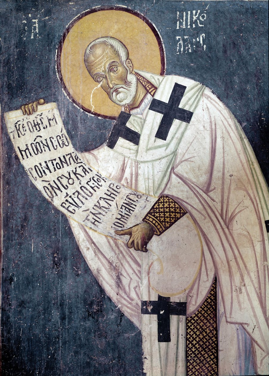 Un apóstol (fresco) de Unknown artist