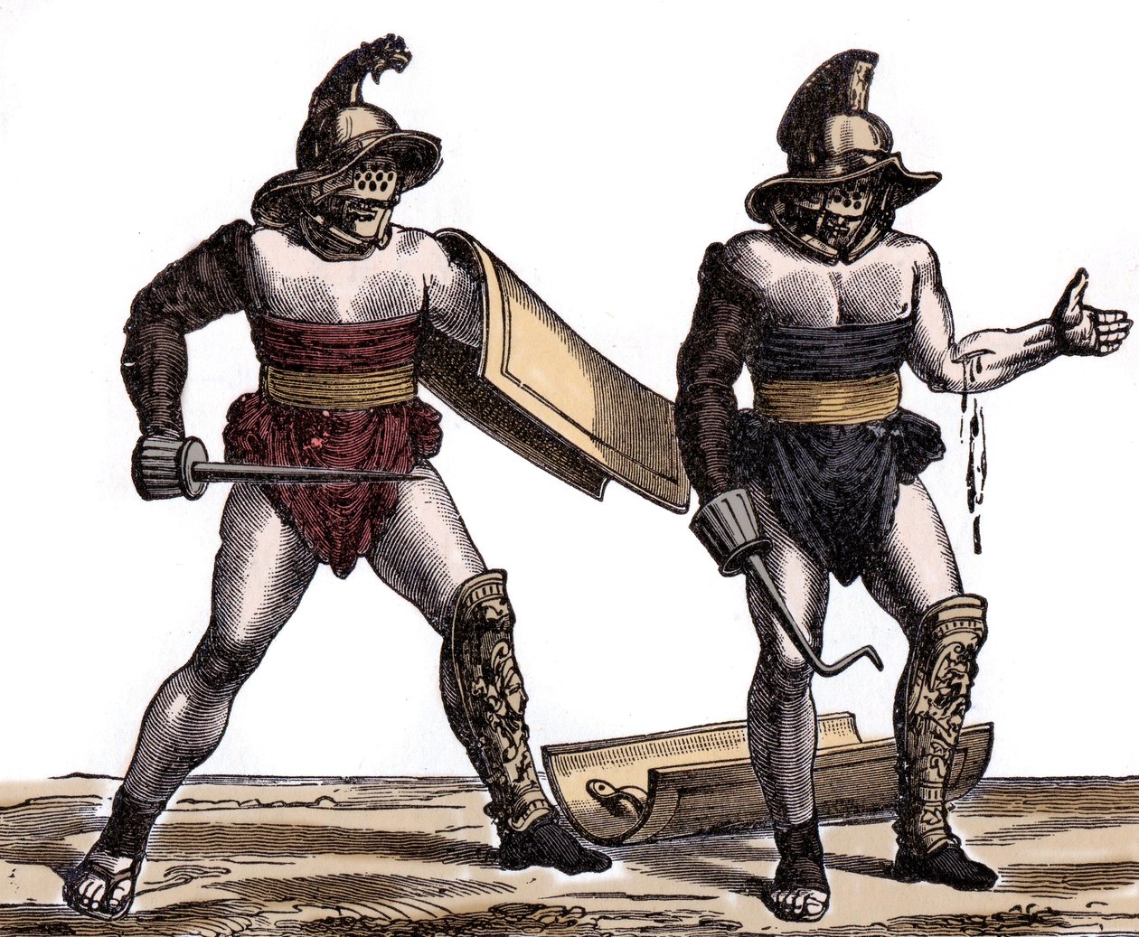 Antigua Roma: El gladiador romano - Antigüedad romana: el gladiador de Unknown artist