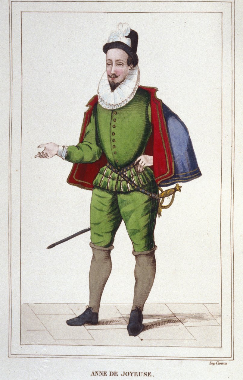 Anne de Batarnay, Barón de Arques, Duque de Joyeuse, conocido como Anne de Joyeuse (1561-1587). Almirante de Francia y favorito de Enrique III. de Unknown artist