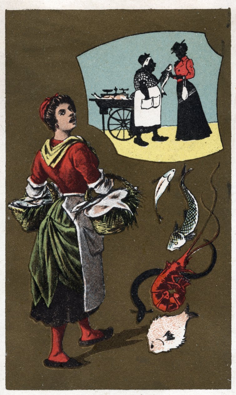 Cromolitografía anónima, finales del siglo XIX. de Unknown artist