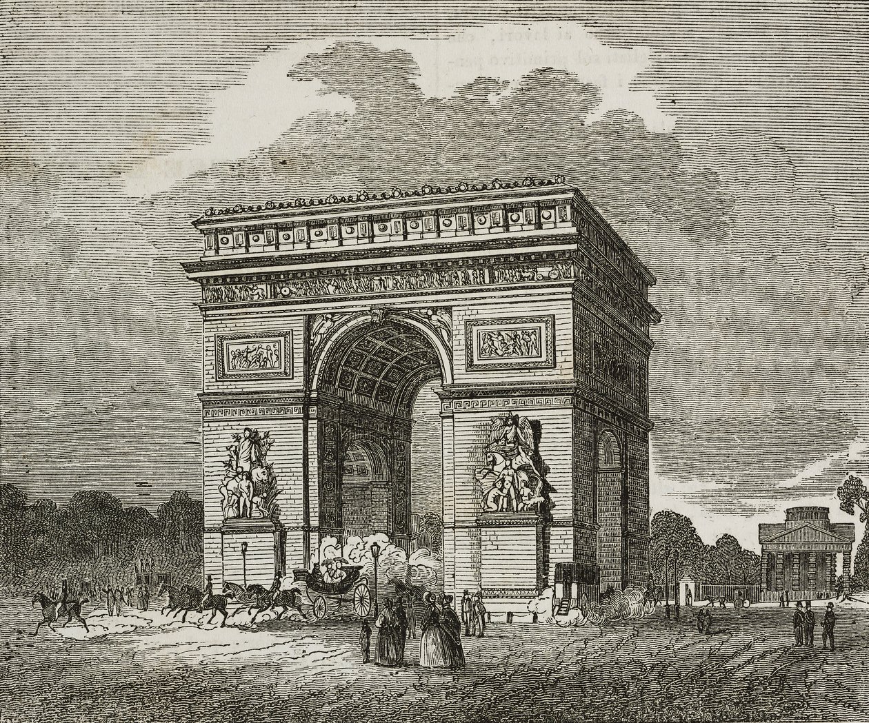Arco del Triunfo, París, Francia de Unknown artist