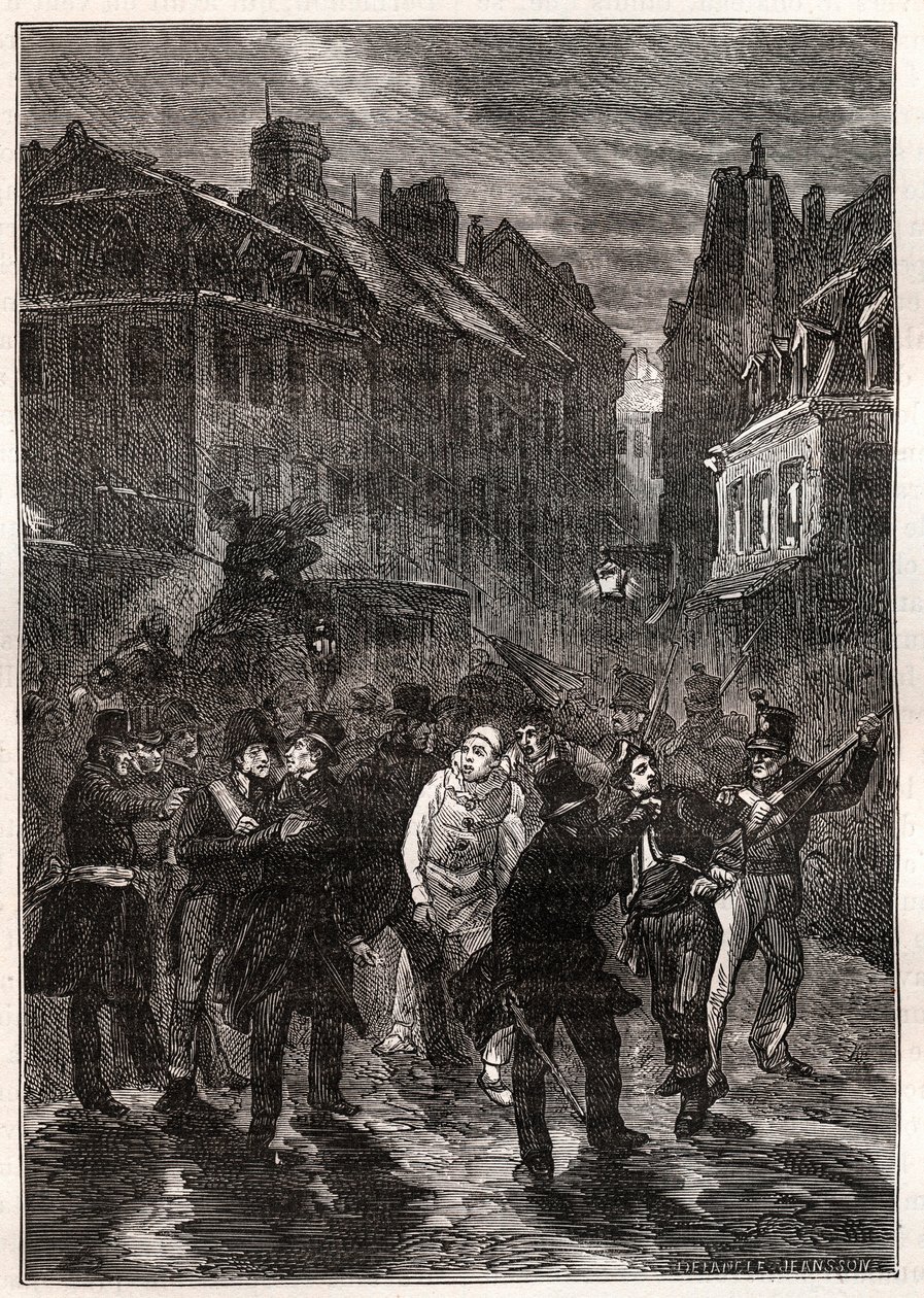 Atentados contra Luis Felipe I - La conspiración de la rue des Prouvaires - El 1 de febrero de Unknown artist