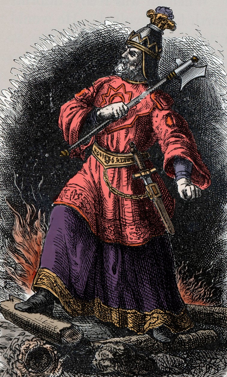 Atila el Huno - Atila (395-453) Rey de los Hunos de Unknown artist