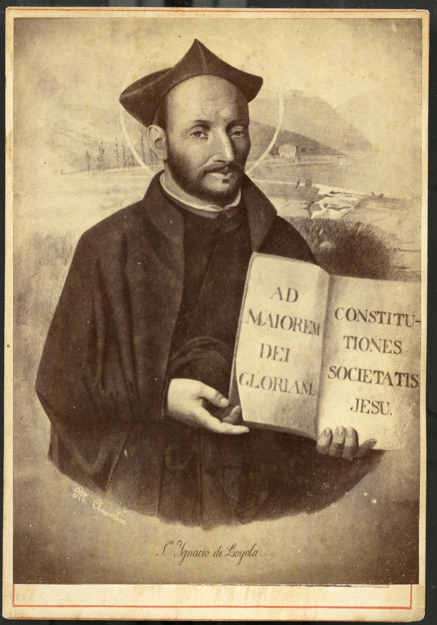 Azpeitia: Retrato pintado de San Ignacio de Loyola, fundador de la Compañía de Jesús y de los Jesuitas. de Unknown artist