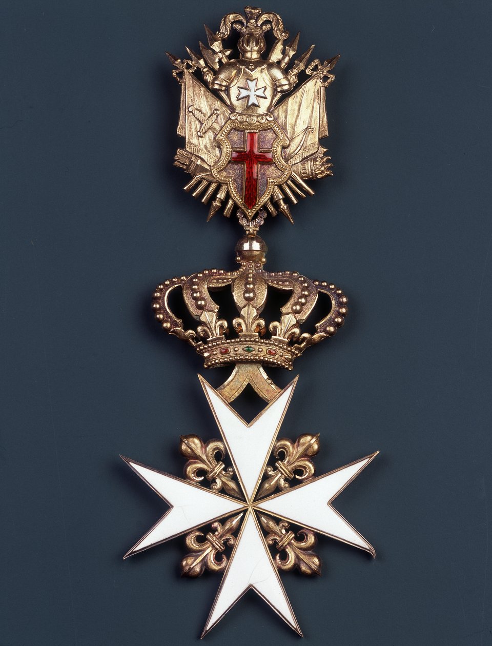 Bailli de honor y devoción. Cruz de Malta. 1850. Colección de soldados de antaño. París. de Unknown artist
