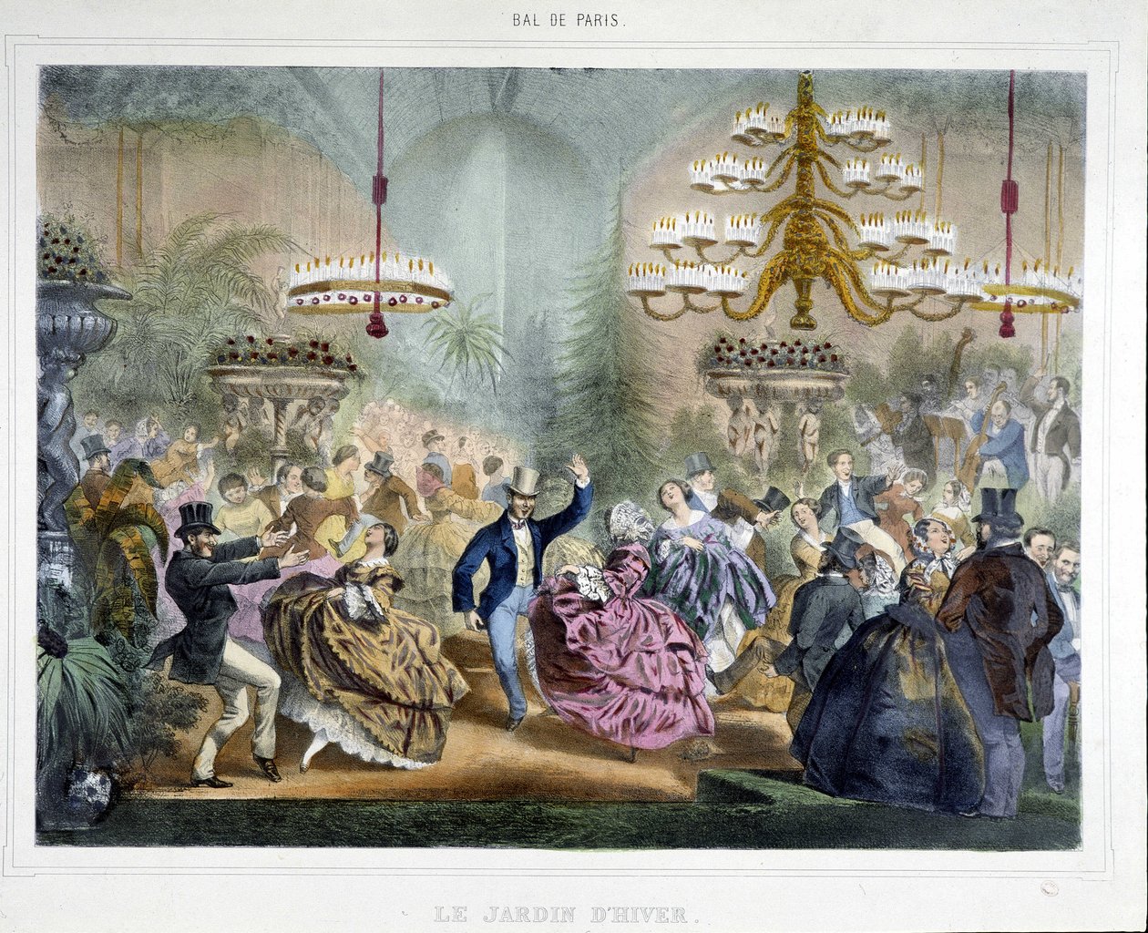 Baile en el Jardín de Invierno de Unknown artist