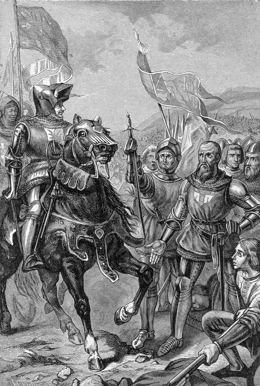 Batalla de Cocherel (hoy Houlbec-Cocherel, cerca de Evreux), 16 de mayo de Unknown artist