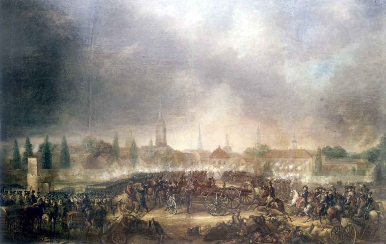 Batalla de Leipzig (Batalla de las Naciones), 16-19 de octubre de Unknown artist