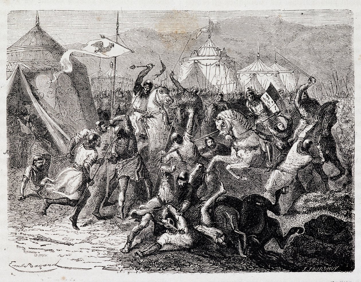 Batalla del Monte Cassel de Unknown artist