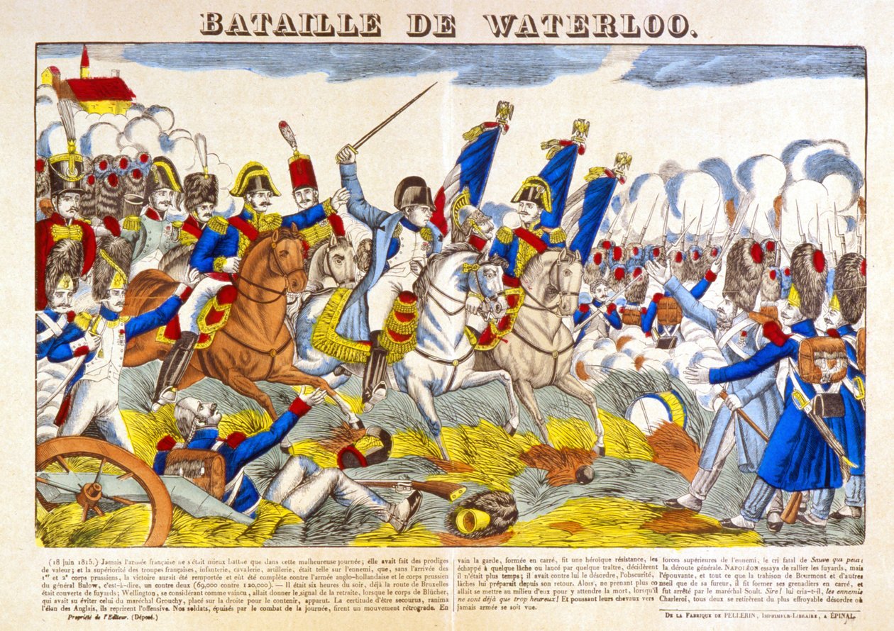Batalla de Waterloo (1815) de Unknown artist