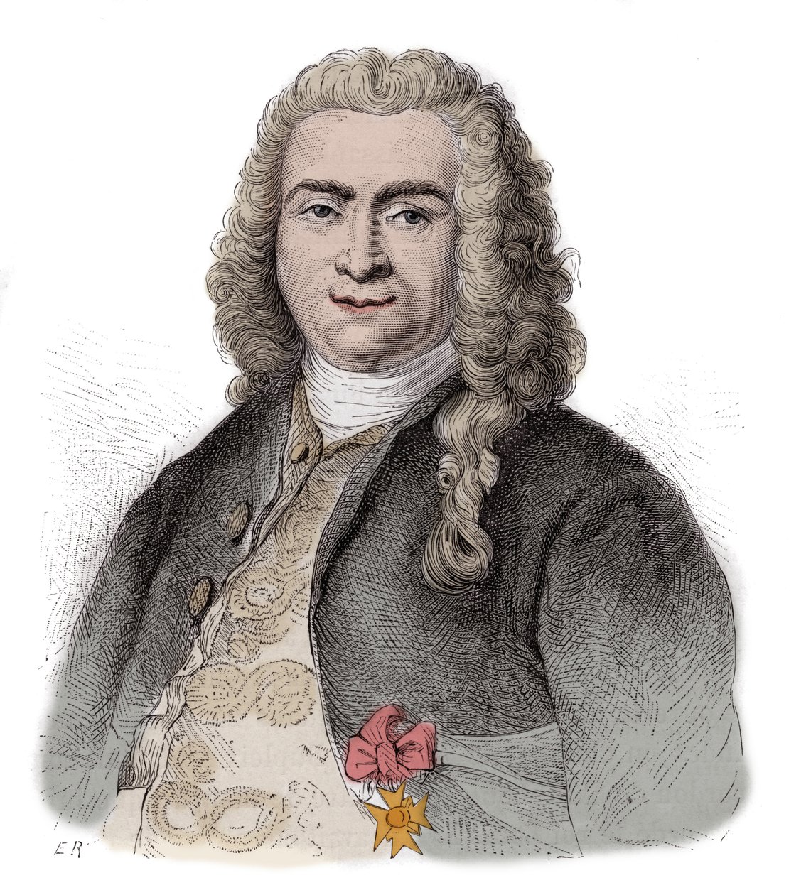 Bertrand Francois Mahe de La Bourdonnais (1699-1753), almirante francés, administrador al servicio de la Compañía Francesa de las Indias Orientales y gobernador de Mascareignes de Unknown artist