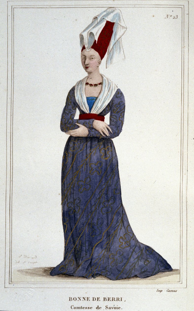 Bonne de Berry (1365-1435). Condesa de Saboya. de Unknown artist