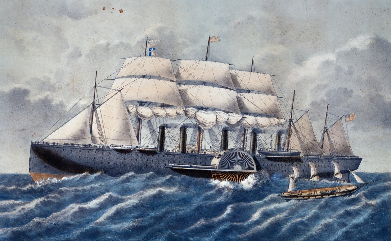 Vapor británico Great Eastern de Unknown artist