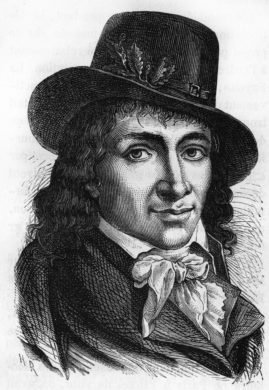 Camille Desmoulins (1760-1794), publicista y político francés de Unknown artist