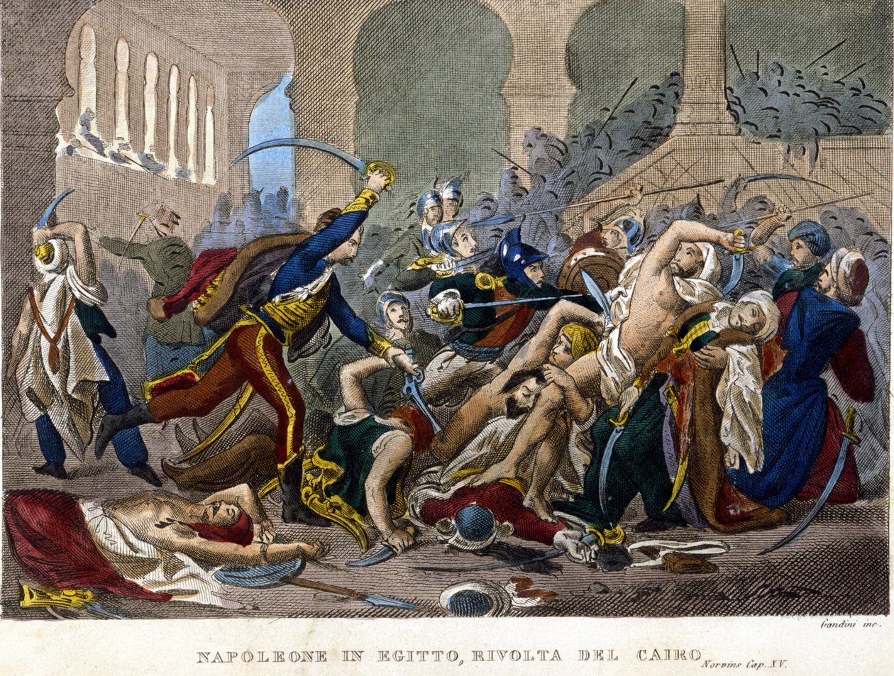 Campaña de Egipto (1798-1801), Napoleón en Egipto: Revuelta de El Cairo de Unknown artist