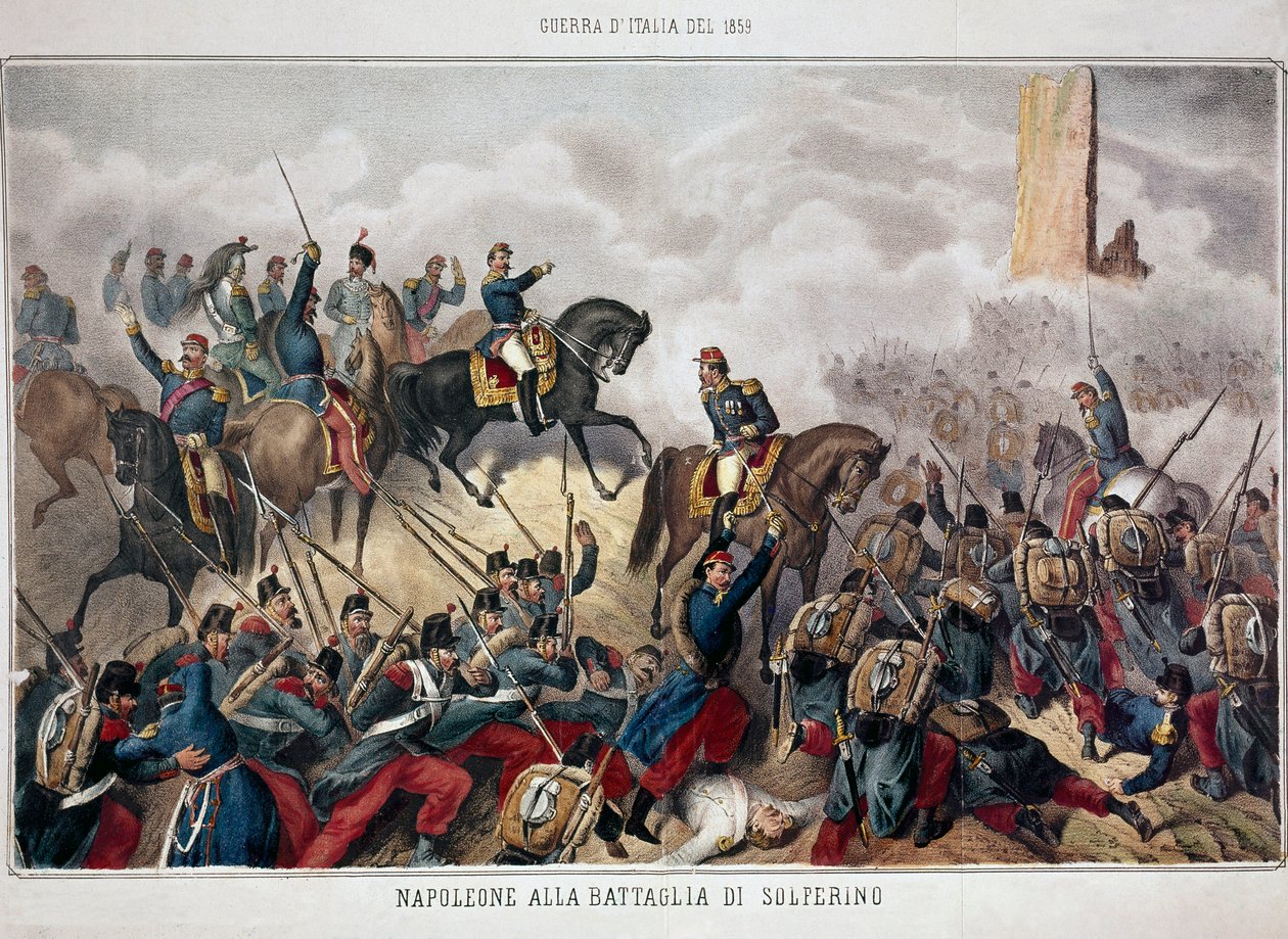 Campaña de Italia: Batalla de Solferino, 24 de junio de Unknown artist