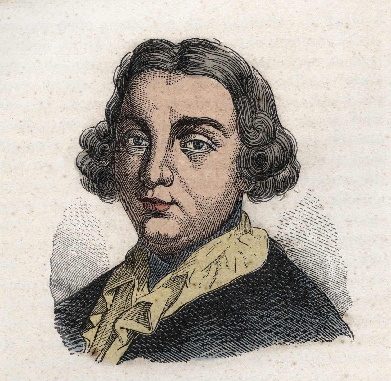 Carlo Goldoni (1707-1793), dramaturgo italiano de Unknown artist