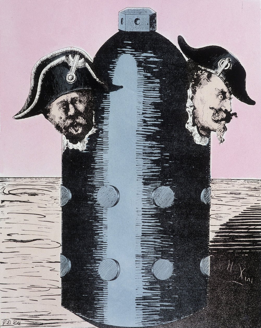 Caricatura sobre la Comuna de París: “Los Huevos de Pascua de los parisinos” año 1871 de Unknown artist