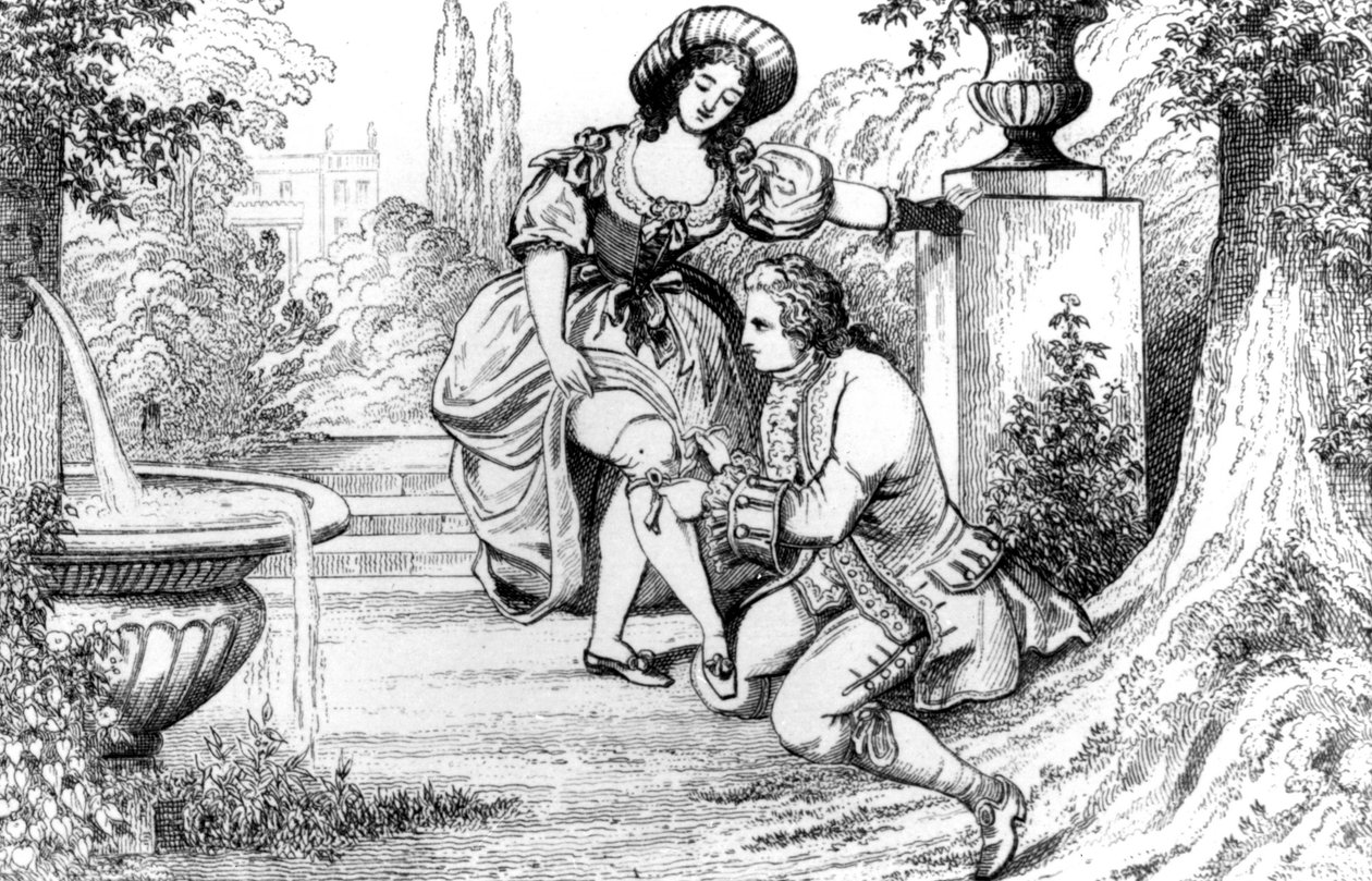 Catherine C. - en "Historia de mi vida" de Casanova, Bruselas 1872 de Unknown artist