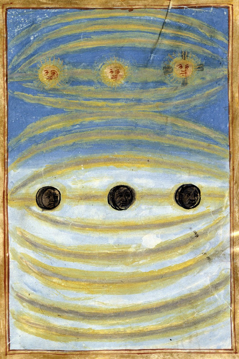 Signos celestiales vistos el día de la muerte de Ana de Bretaña de Unknown artist