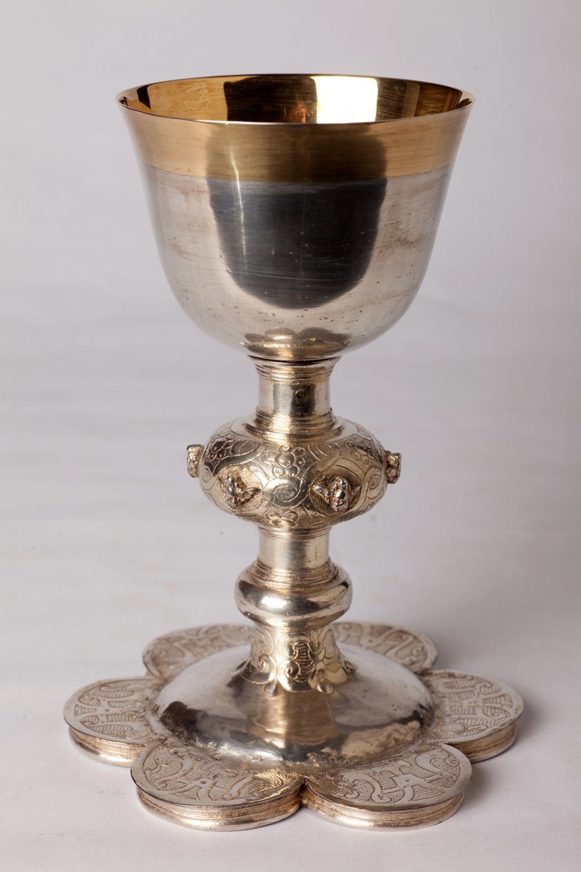 Cáliz del capellán Georges Coquere. Orfebrería, oro y plata de Unknown artist