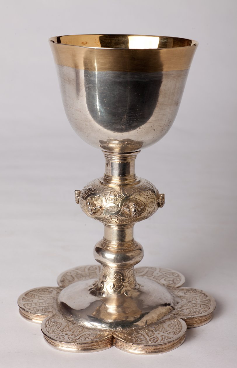 Cáliz del capellán Georges Coquere. Orfebrería, oro y plata de Unknown artist