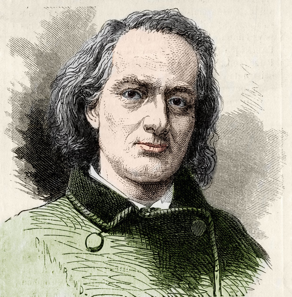 Charles Baudelaire (1821-1867), escritor francés después de la foto de Carjat de Unknown artist