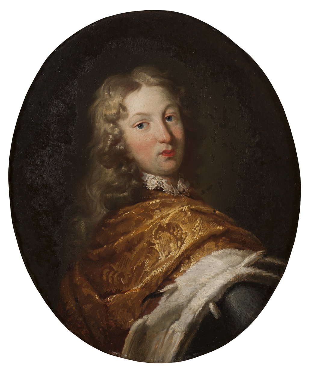 Carlos III Guillermo de Baden Durlach (detalle) de Unknown artist