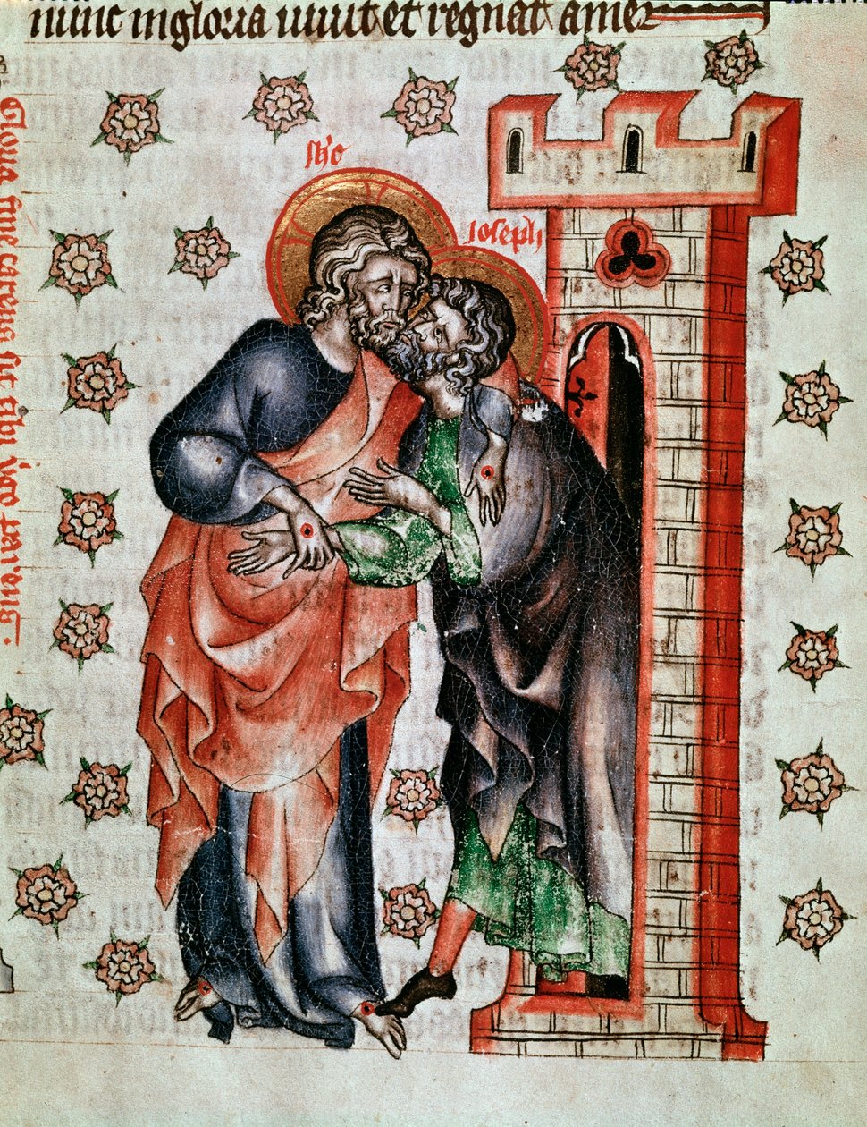 Despedida de Cristo (Jesucristo y la despedida de José) de Unknown artist