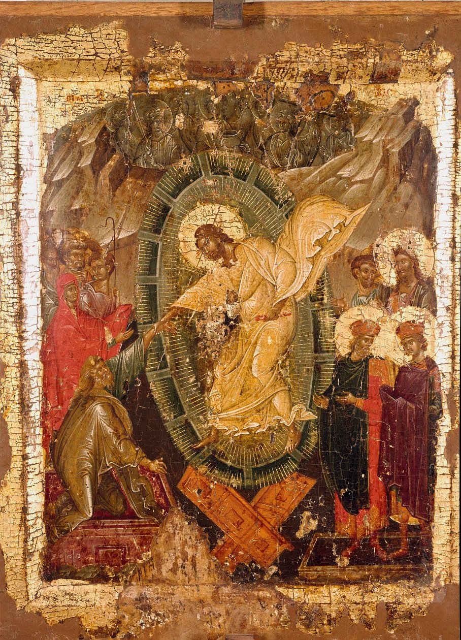 Cristo en el Limbo Icono del siglo XIII de Unknown artist