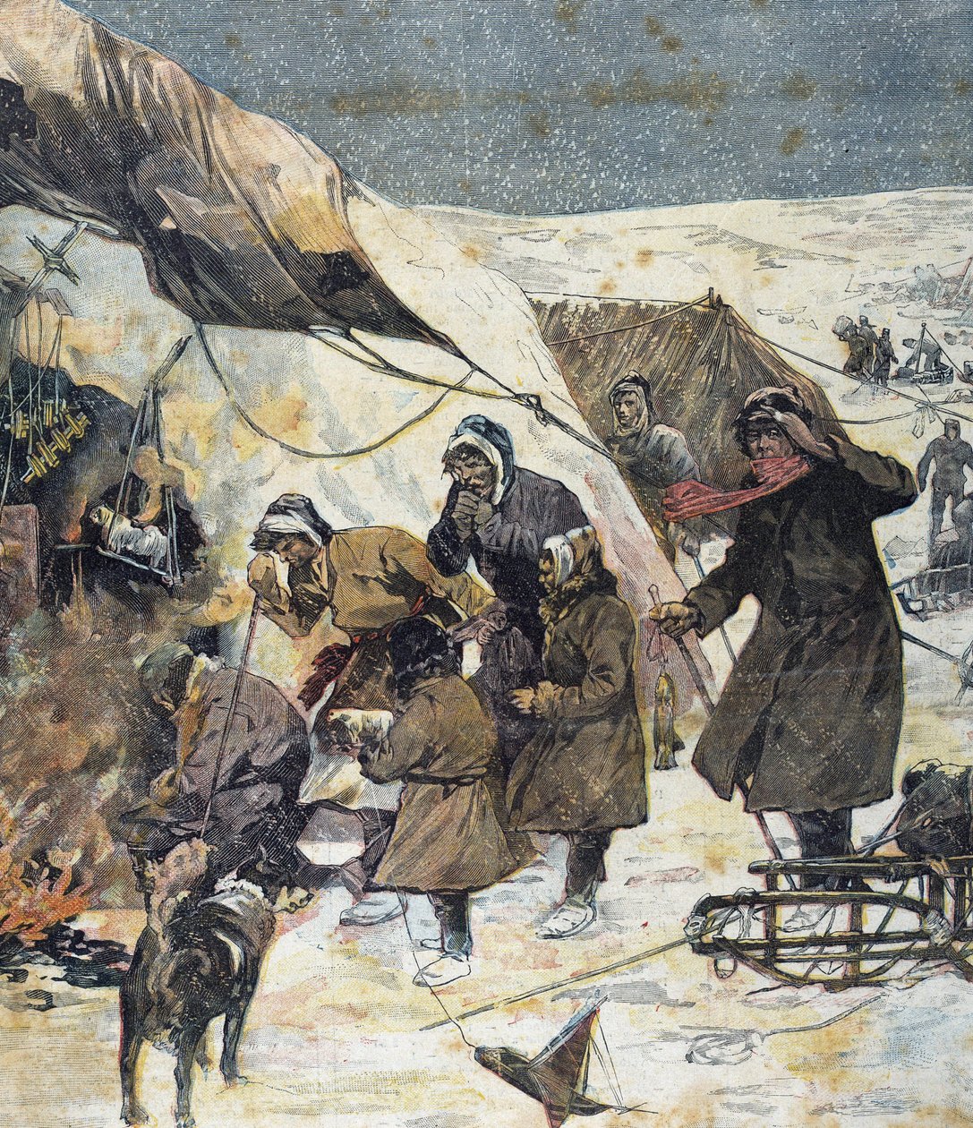 Navidad en Groelandia en 1903. de Unknown Artist