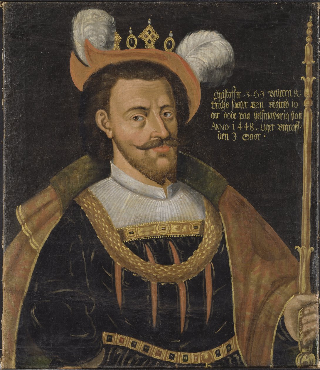 Cristóbal de Baviera (Cristóbal III rey de Dinamarca, Suecia y Noruega) - Cristóbal de Baviera (1416-1448), Rey de Dinamarca, Suecia y Noruega, Anónimo de Unknown artist