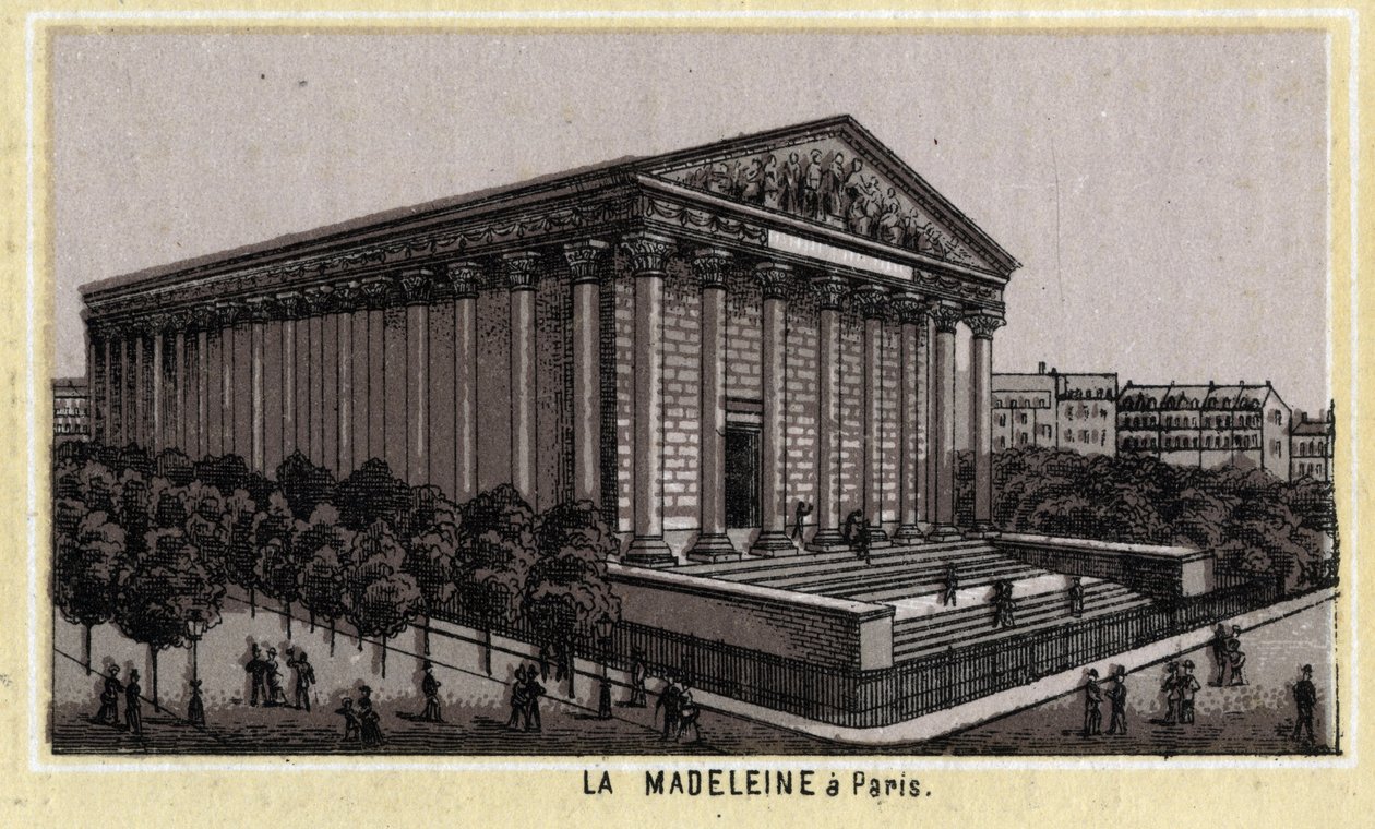 Iglesia de la Madeleine en París de Unknown artist