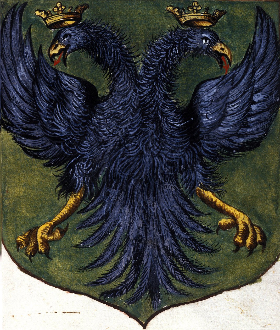 Escudo de armas de Rusia decora el águila bicéfala. Siglo XIX de Unknown artist