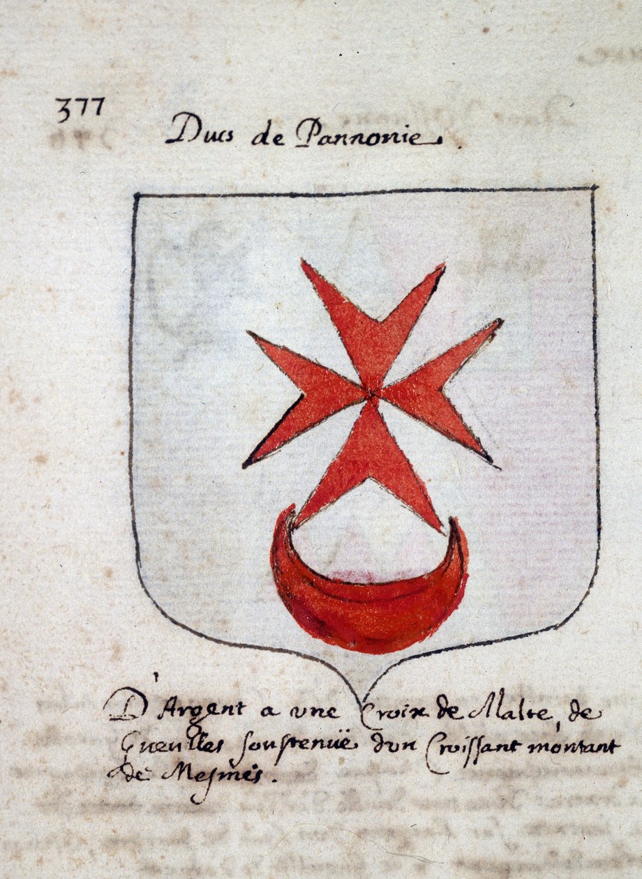 Escudo de armas del Duque de Panonia - siglo XIX de Unknown artist